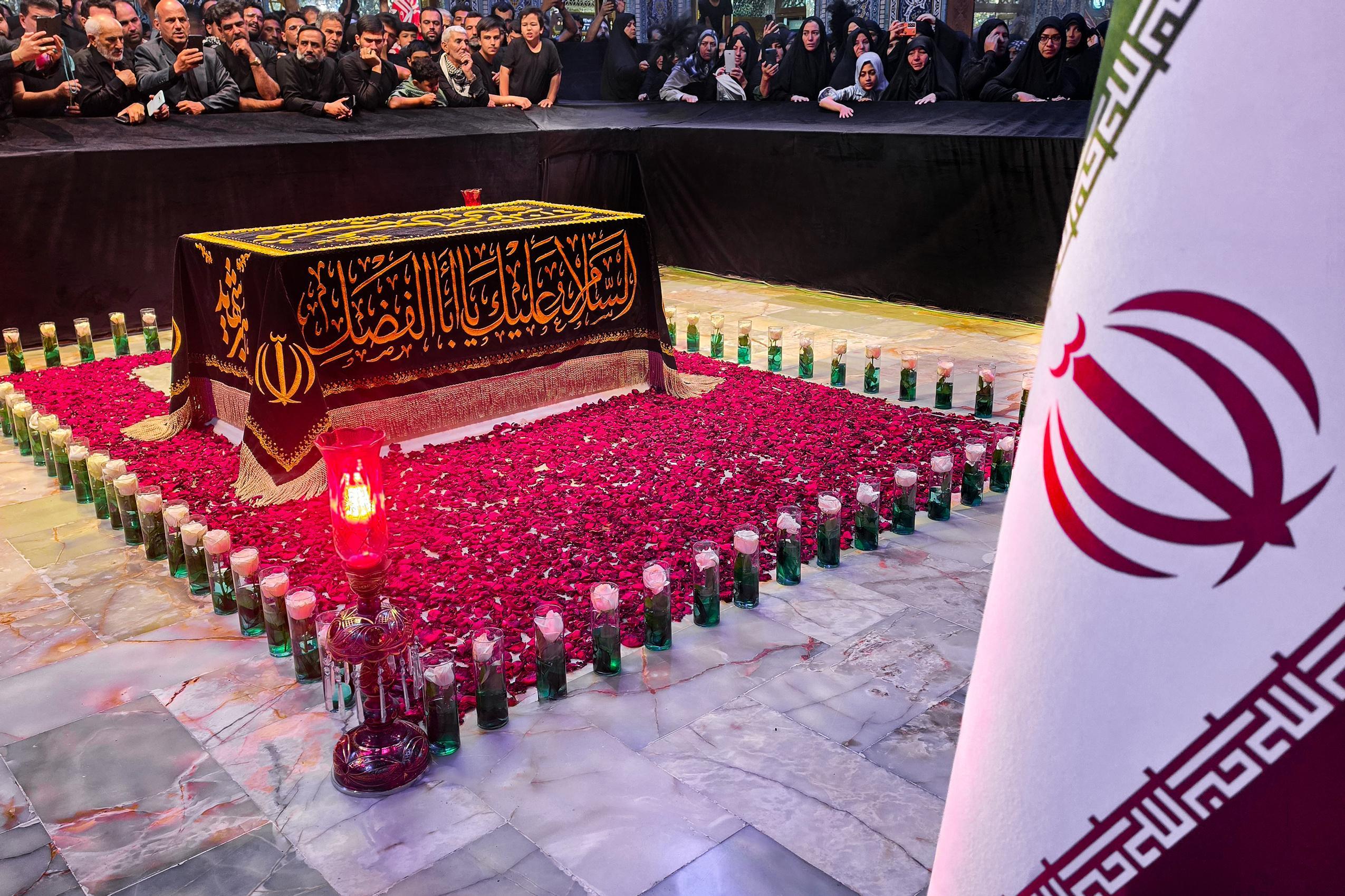 The blessed resting place of Martyr Khamenei and his martyred family members