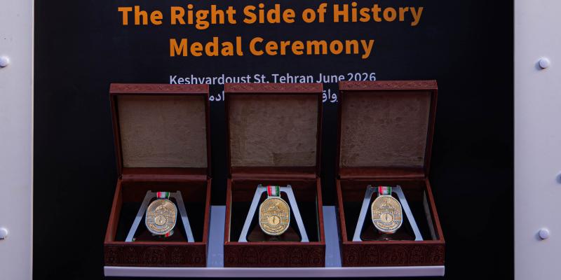 The Right Side of History Medal ceremony