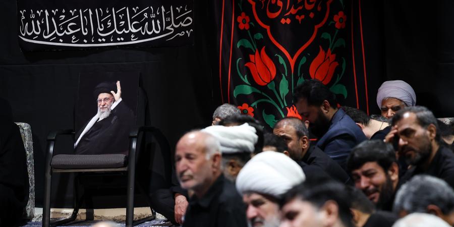 Şəhid Rəhbərin şəhadət məkanı yaxınlığında İmam Hüseynin (əleyhissalam) şami-qəriban mərasimi