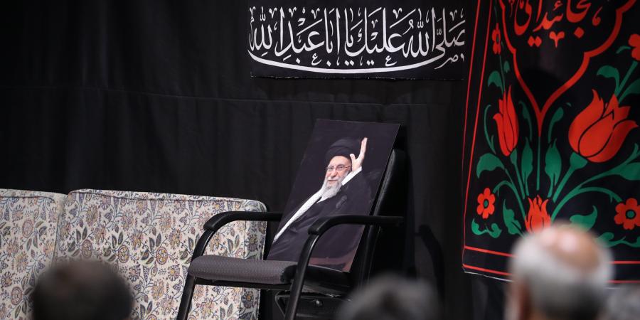 Şəhid Rəhbərin Allah qatına yüksəliş məkanının yaxınlığında Ali Rəhbər tərəfindən təşkil olunan Hüseyni əzadarlıq mərasiminin ikinci gecəsi