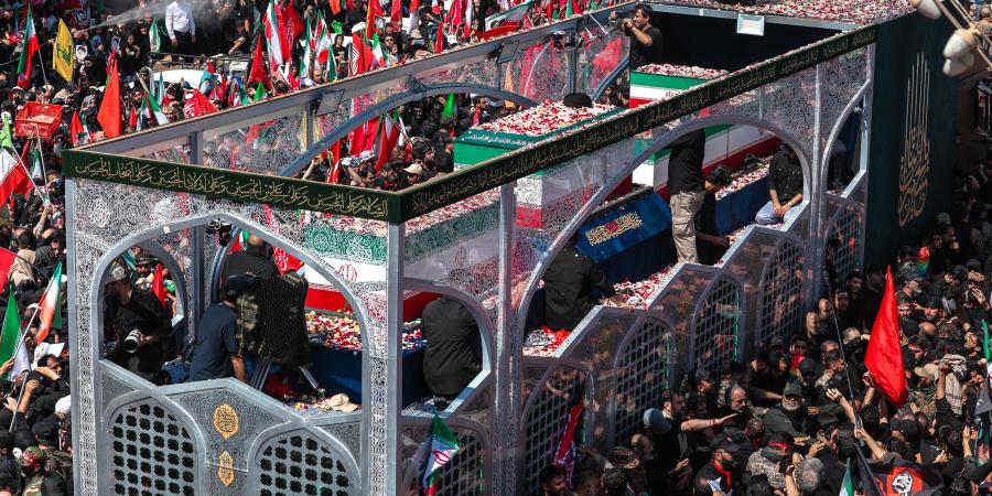 Funeral procession of the pure body of the martyred Leader in Tehran