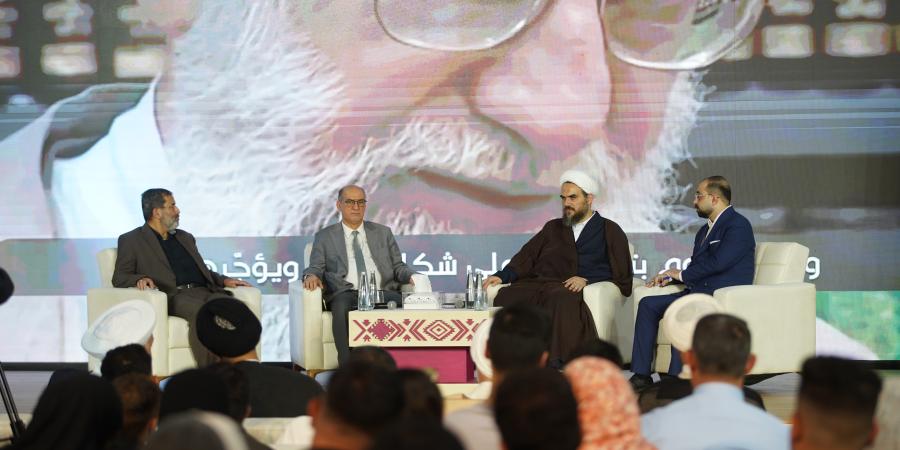 بغداد میں کتابوں کی بین الاقوامی نمائش کے موقع پر "آقا اور کتاب" کے زیر عنوان سے نشست کا انعقاد