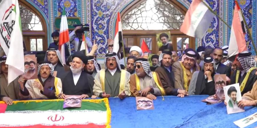 رہبر شہید انقلاب اسلامی کے مزار کے جوار میں "امریکا مردہ باد" اور "اسرائیل مردہ باد" کے نعرے